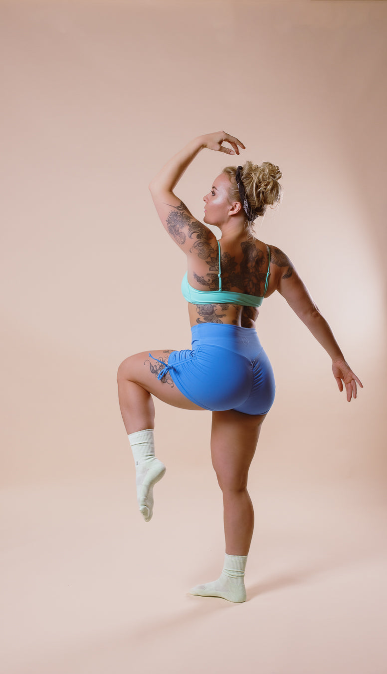 Tie Me Up Shorts - Ocean Blue