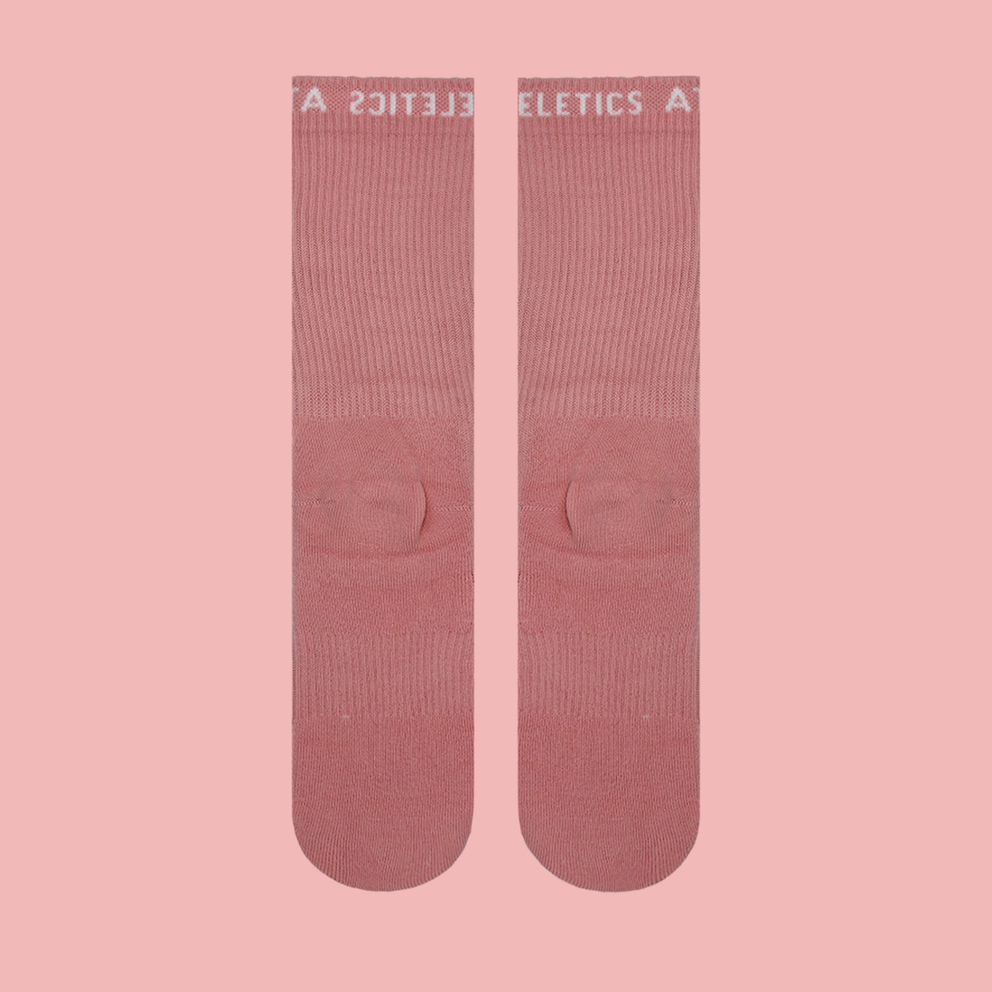 Sherbet Orange Crew Socks